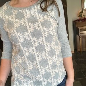 J crew sweater gray.